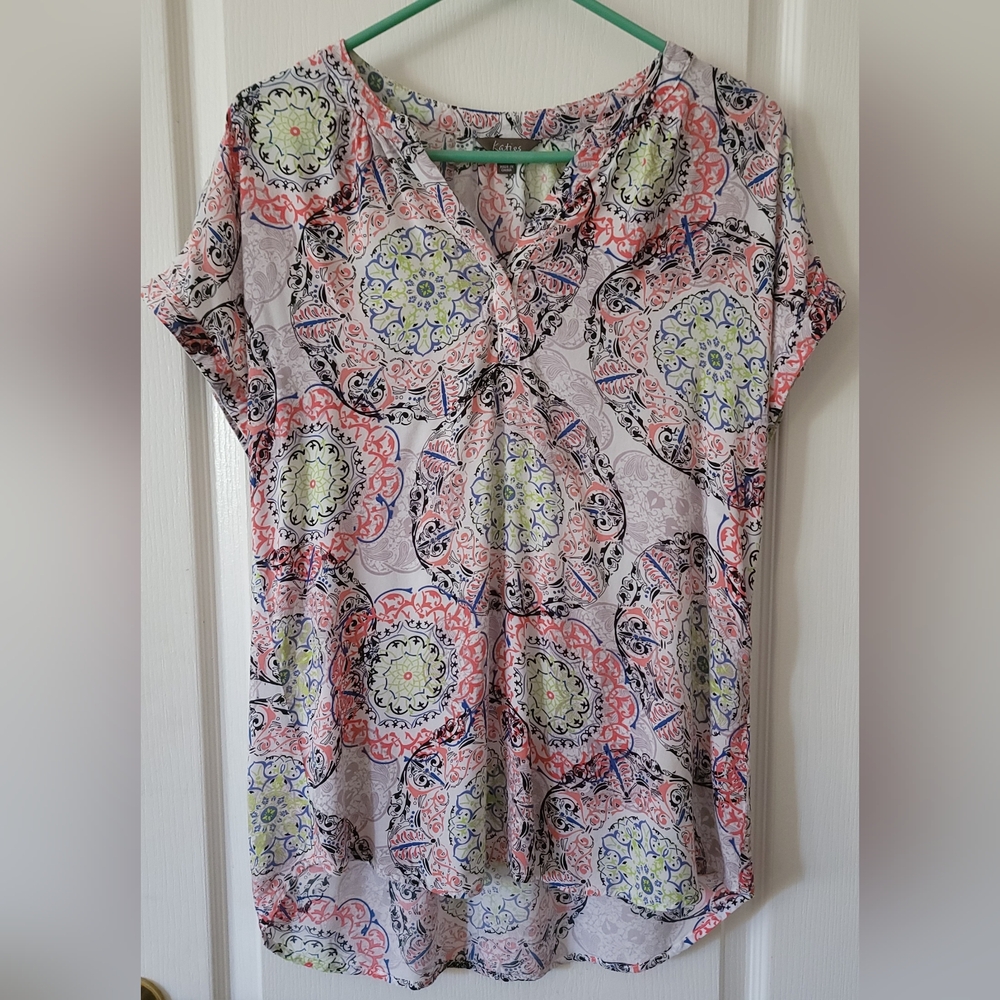 Katies Multicolor Patterned Blouse